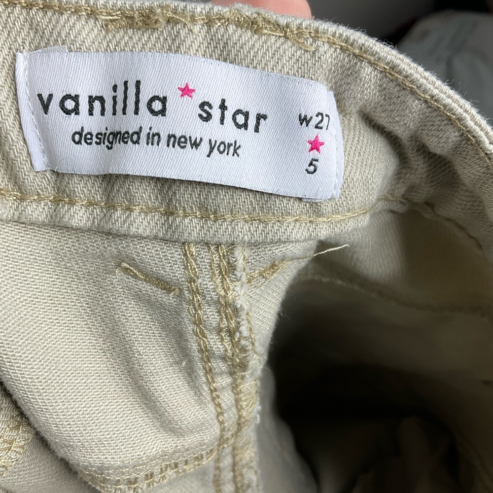 Vanilla Star Beige Utility Pants size 5 - Picture 2 of 4